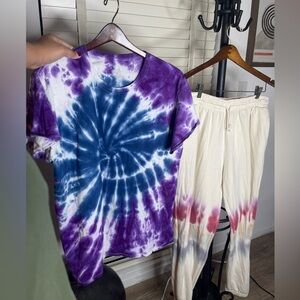 Knox rose jogger pants with free tie dye shirt